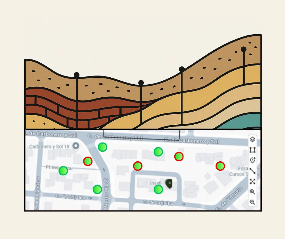 Cortes Estratigráficos - Visualización